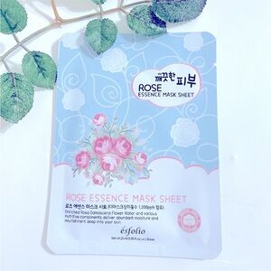 New $5 ea OR 5/$18 ESFOLIO Rose Essence Moisturizing Nutrition Sheet Face Mask